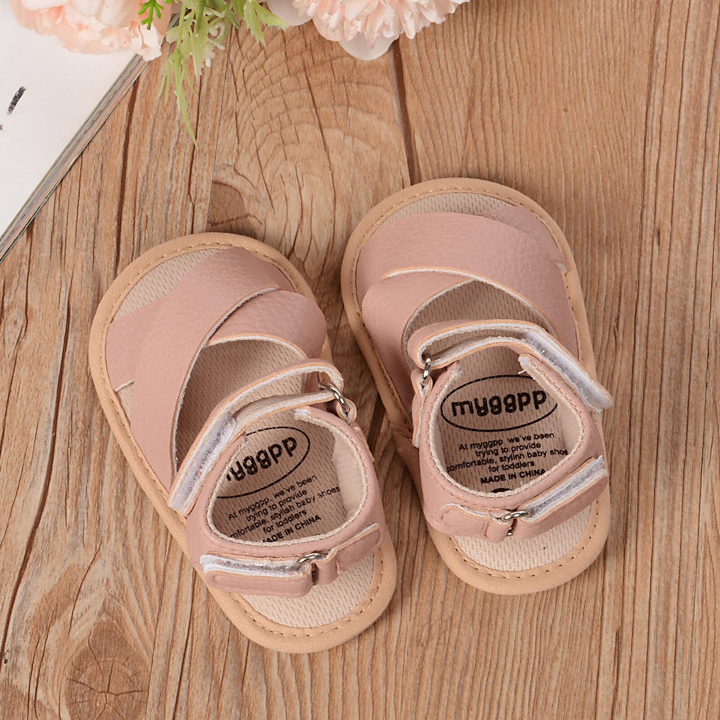 Baby Girls Leather Sandals